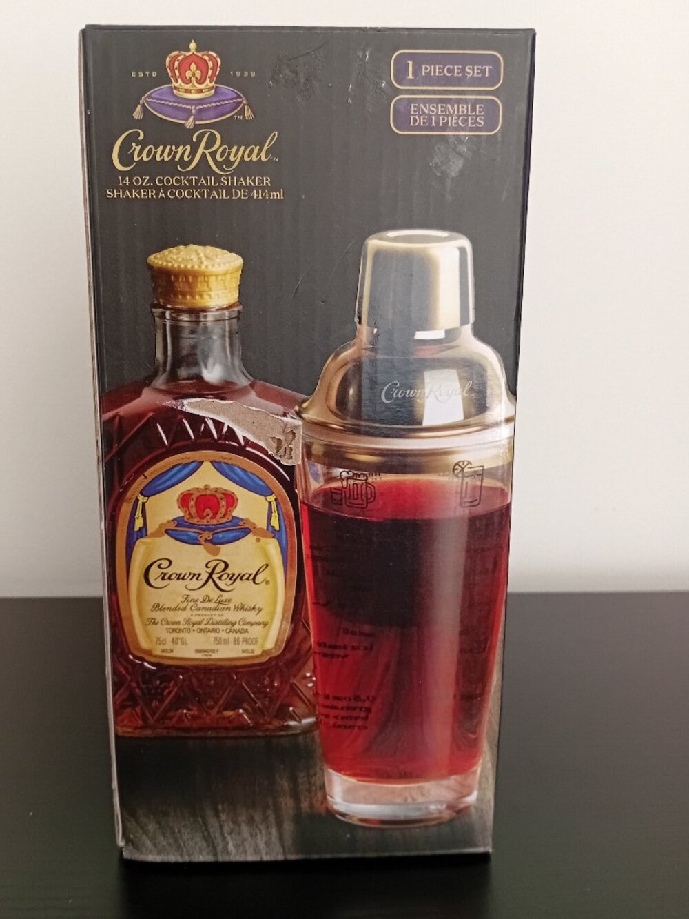 Crown Royal Cocktail Shaker NEW in Box